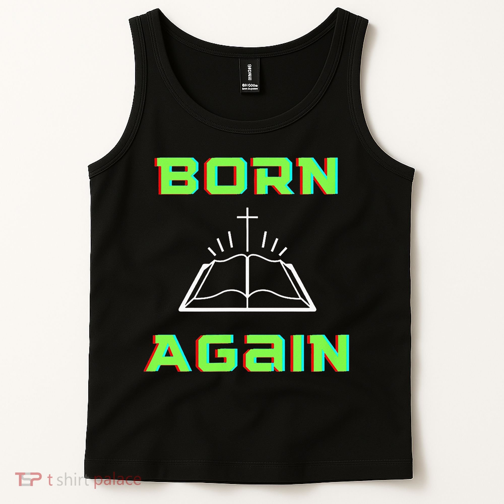 Born Again Gamer Saved Believe Forgiven Tank Top