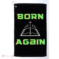 Born Again Gamer Saved Believe Forgiven Golf Towel thumb 0