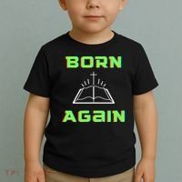 Born Again Gamer Saved Believe Forgiven Toddler T-Shirt thumb 2
