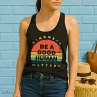 Be A Good Human Kindness Matters Women's Tank Top thumb 2