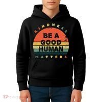 Be A Good Human Kindness Matters Kids Hoodie thumb 4