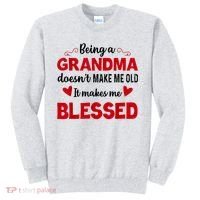 Being A Grandma Doesnt Make Me Old It Makes Me Blessed Sweatshirt thumb 0