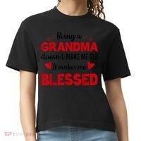 Being A Grandma Doesnt Make Me Old It Makes Me Blessed Comfort Colors Boxy T-Shirt thumb 0