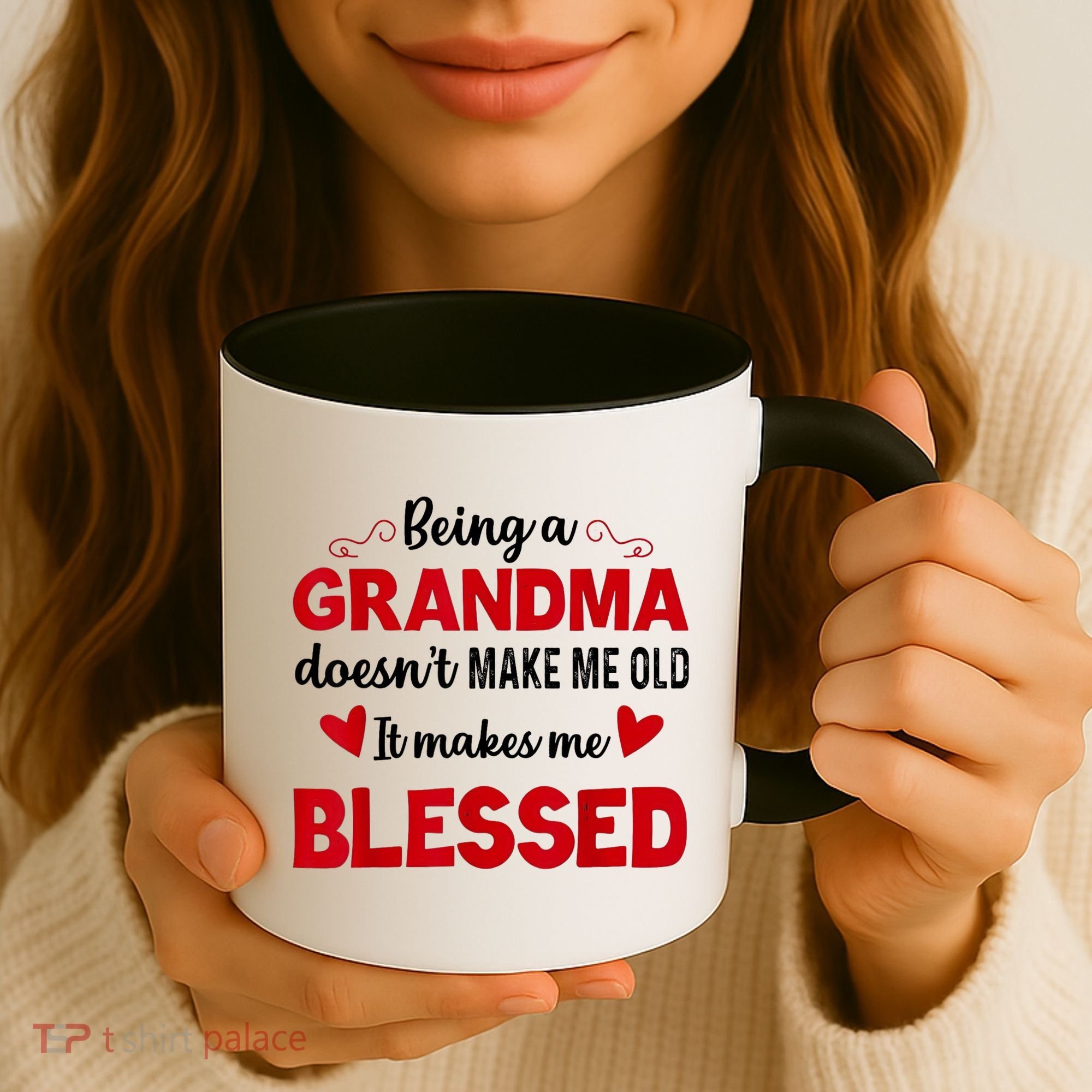 Being A Grandma Doesnt Make Me Old It Makes Me Blessed Coffee Mug