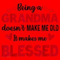 Being A Grandma Doesnt Make Me Old It Makes Me Blessed Santa Hat thumb 1