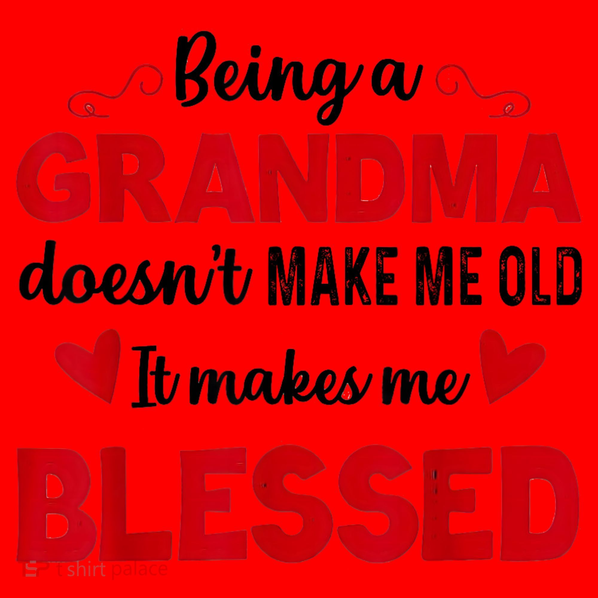 Being A Grandma Doesnt Make Me Old It Makes Me Blessed Santa Hat