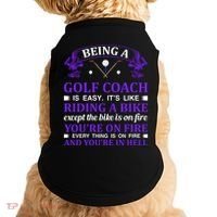 Being A Golf Coach Is Easy It's Like Riding A Bike Doggie Tank thumb 0