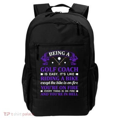 Being A Golf Coach Is Easy It's Like Riding A Bike Backpack