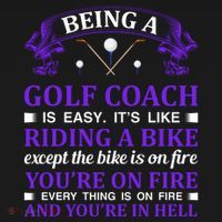 Being A Golf Coach Is Easy It's Like Riding A Bike Mousepad thumb 1