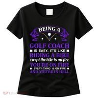 Being A Golf Coach Is Easy It's Like Riding A Bike Women's T-Shirt thumb 0