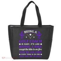 Being A Golf Coach Is Easy It's Like Riding A Bike Tote Bag thumb 0