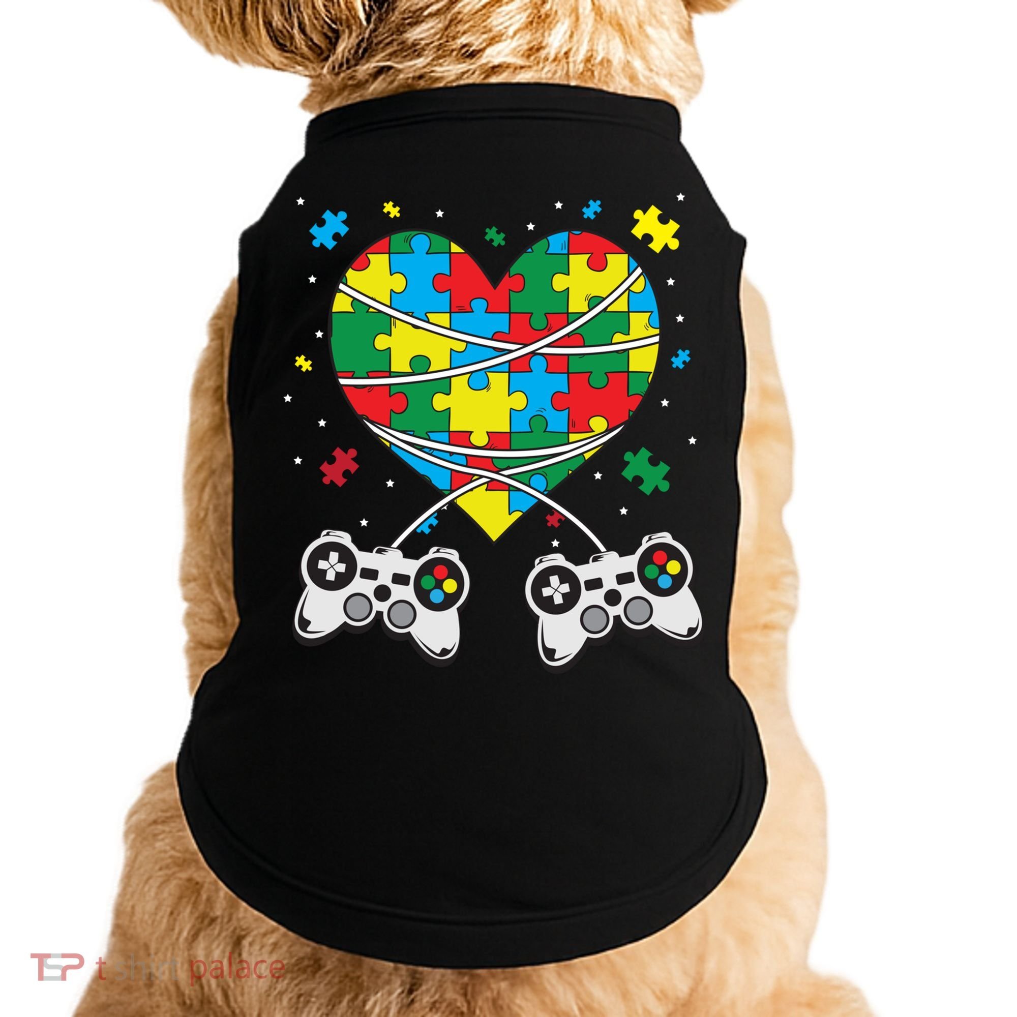 Boys Autism Gift Game Autism Awareness Month Day Men Kids Cool Gift Doggie Tank