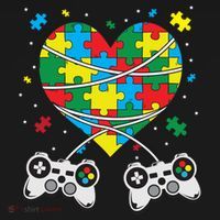 Boys Autism Gift Game Autism Awareness Month Day Men Kids Cool Gift Doggie Tank thumb 4
