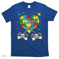 Boys Autism Gift Game Autism Awareness Month Day Men Kids Cool Gift T-Shirt thumb 0