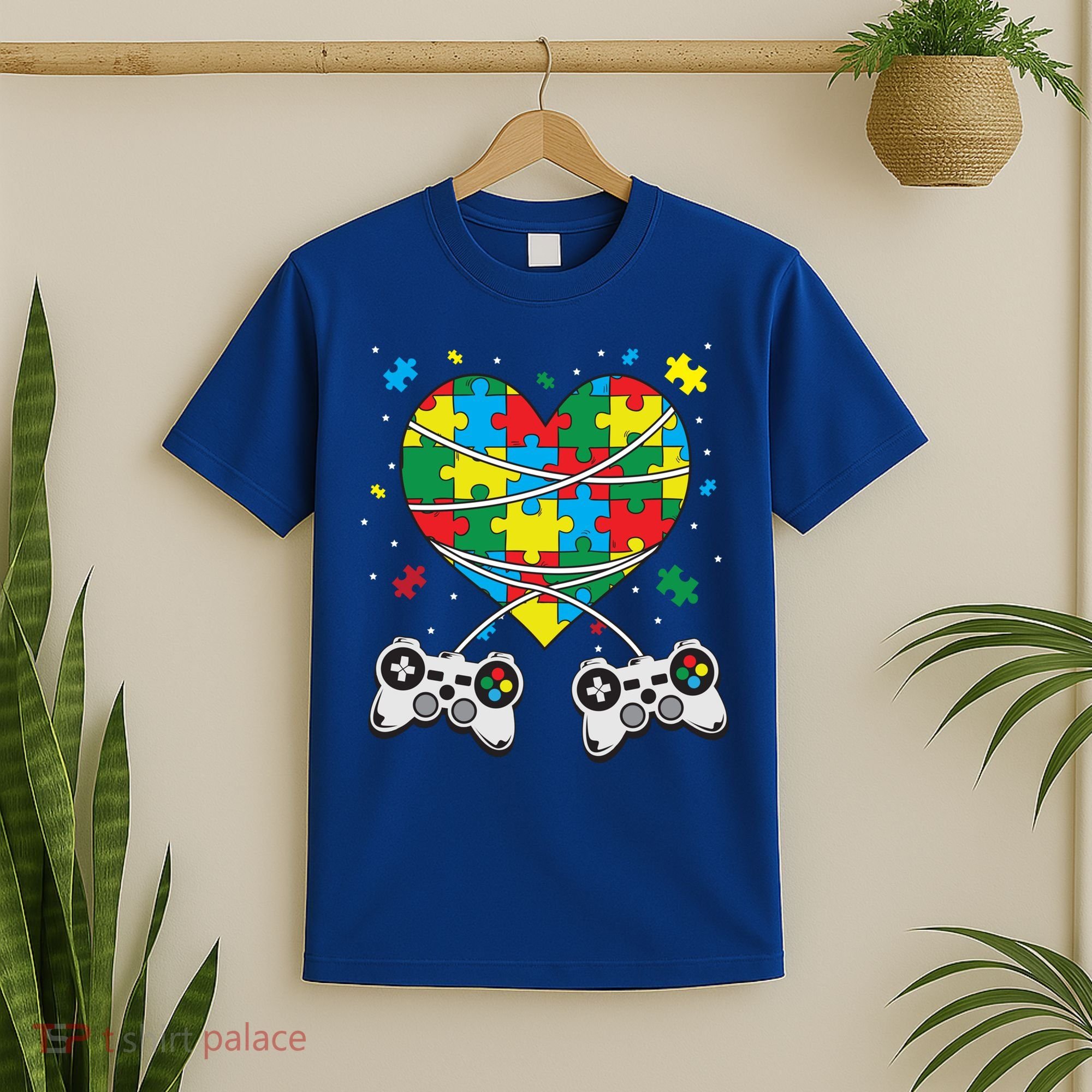Boys Autism Gift Game Autism Awareness Month Day Men Kids Cool Gift T-Shirt