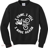 Bike Accident Get Well Bicycle Crash Survivor Recovery Kids Sweatshirt thumb 0