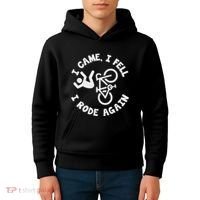 Bike Accident Get Well Bicycle Crash Survivor Recovery Kids Hoodie thumb 4