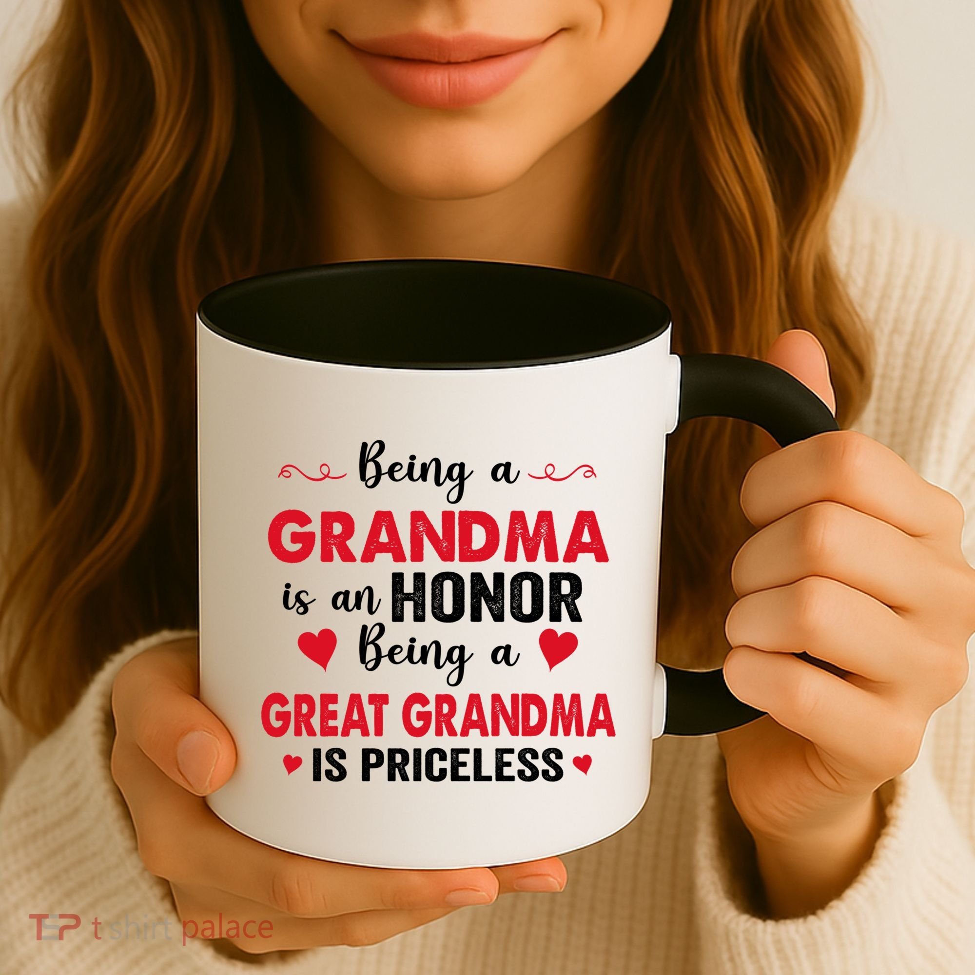Being A Grandma Is An Honor Being Great Grandma Is Priceless Cool Gift Coffee Mug