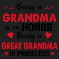 Being A Grandma Is An Honor Being Great Grandma Is Priceless Cool Gift Hat thumb 2