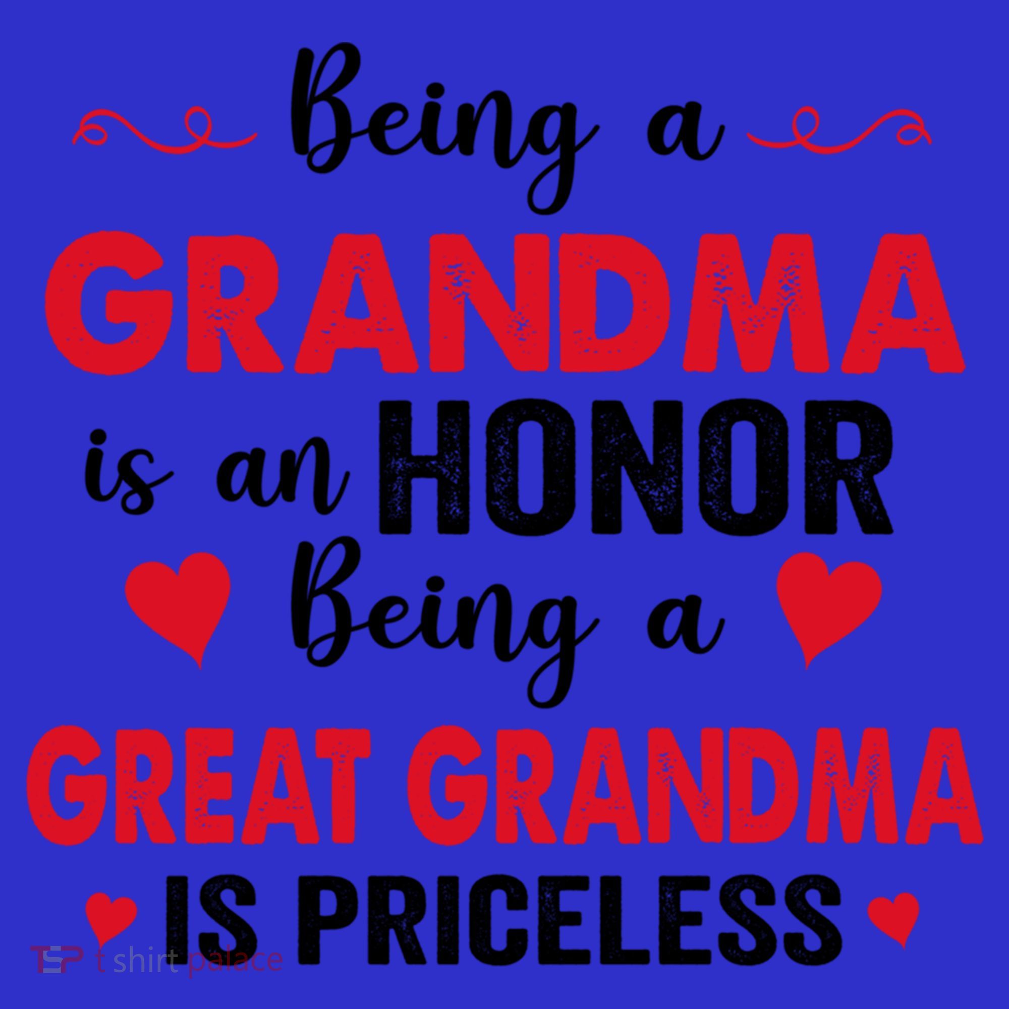 Being A Grandma Is An Honor Being Great Grandma Is Priceless Cool Gift Visor