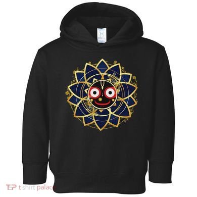 Blue And Gold Jagannath Hindu Hare Krishna Toddler Hoodie