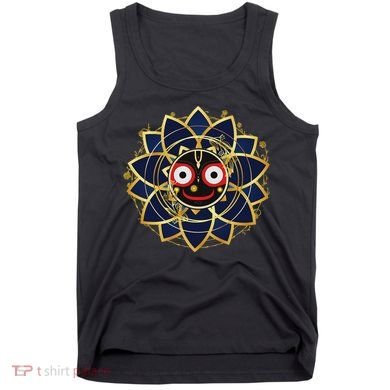 Blue And Gold Jagannath Hindu Hare Krishna Tank Top