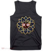 Blue And Gold Jagannath Hindu Hare Krishna Tank Top thumb 0