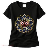 Blue And Gold Jagannath Hindu Hare Krishna Women's T-Shirt thumb 0