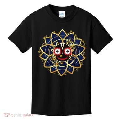 Blue And Gold Jagannath Hindu Hare Krishna Kids T-Shirt