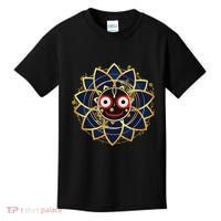 Blue And Gold Jagannath Hindu Hare Krishna Kids T-Shirt thumb 0