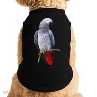 Beautiful African Grey Parrot Doggie Tank thumb 0