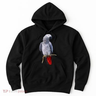 Beautiful African Grey Parrot Hoodie