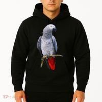 Beautiful African Grey Parrot Hoodie thumb 2