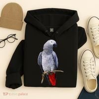Beautiful African Grey Parrot Hoodie thumb 4