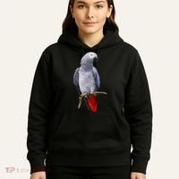 Beautiful African Grey Parrot Hoodie thumb 5