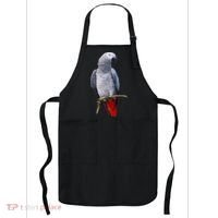 Beautiful African Grey Parrot Apron thumb 0