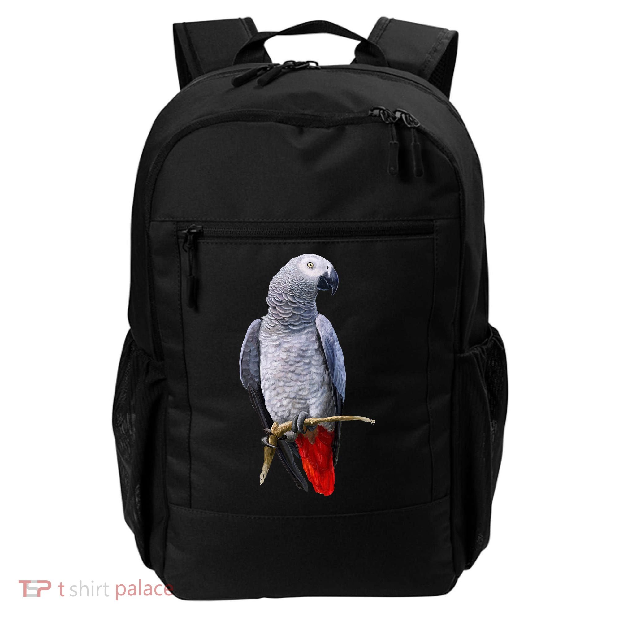 Beautiful African Grey Parrot Backpack
