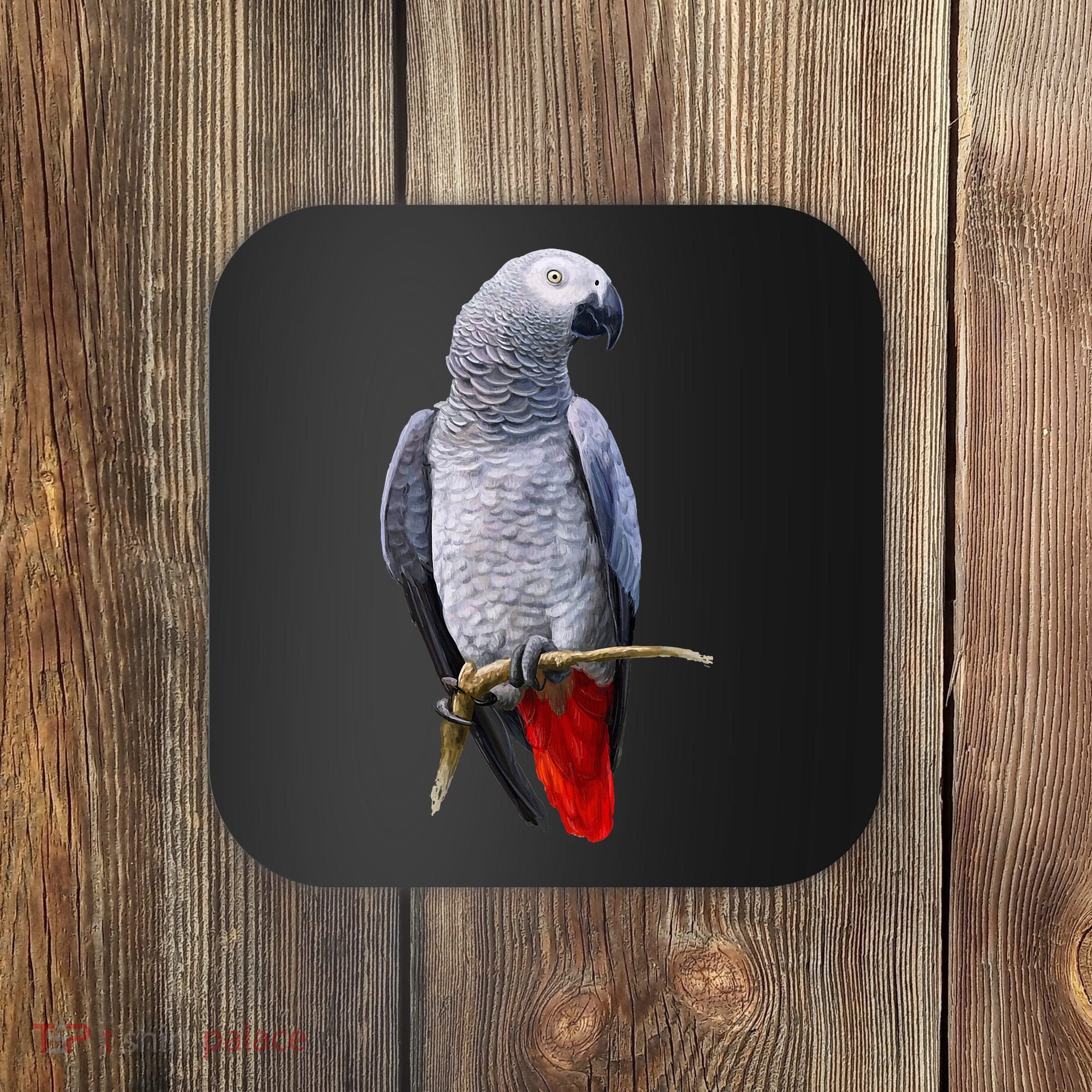 Beautiful African Grey Parrot Coaster