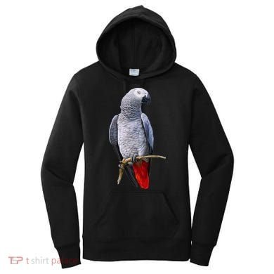 Beautiful African Grey Parrot Women's Hoodie
