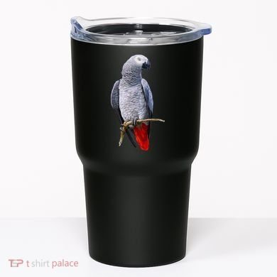 Beautiful African Grey Parrot Tumbler