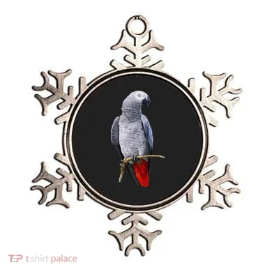 Beautiful African Grey Parrot Ornament