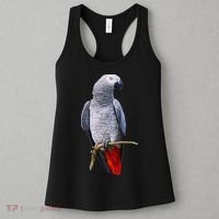 Beautiful African Grey Parrot Women's Tank Top thumb 3