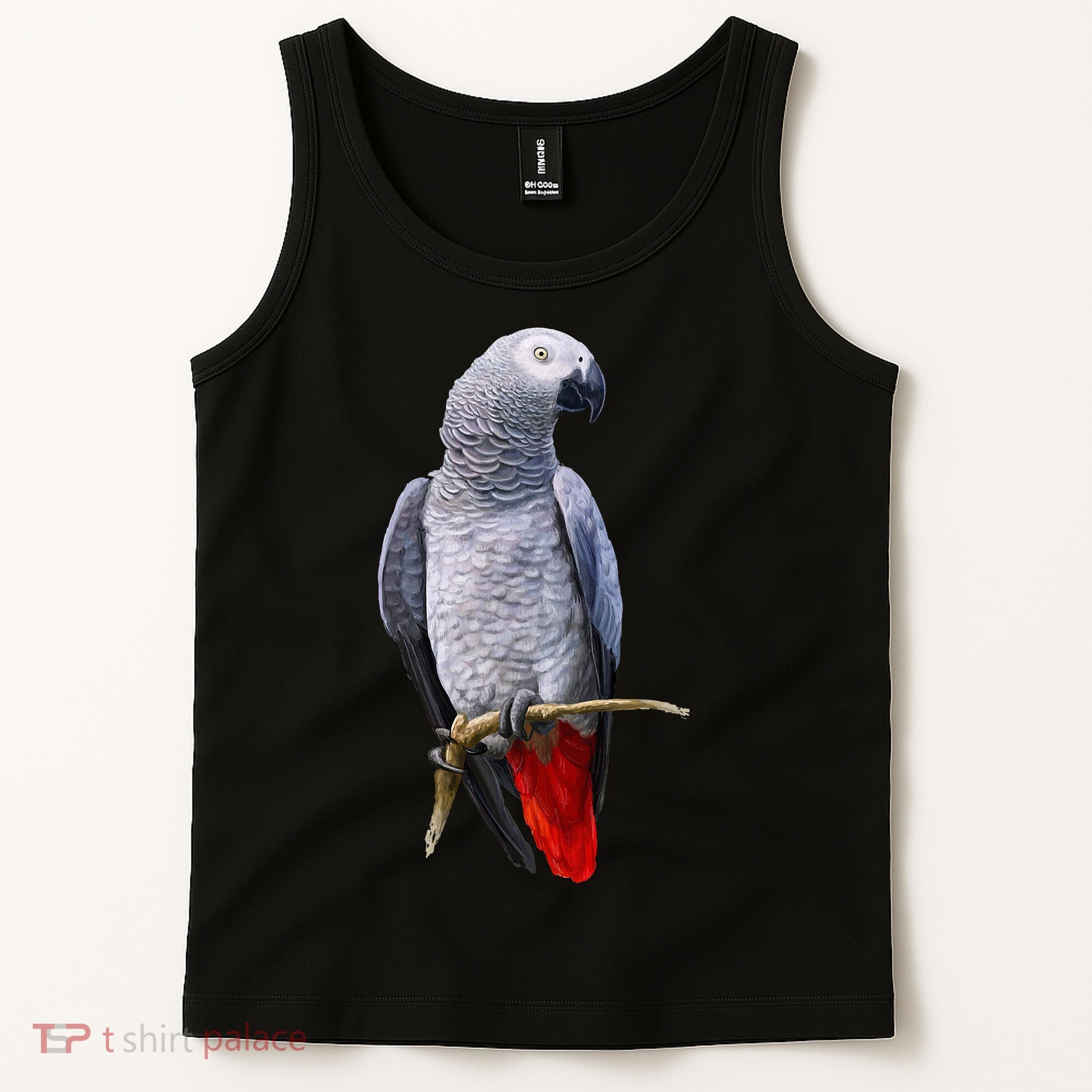 Beautiful African Grey Parrot Tank Top
