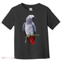 Beautiful African Grey Parrot Toddler T-Shirt thumb 0