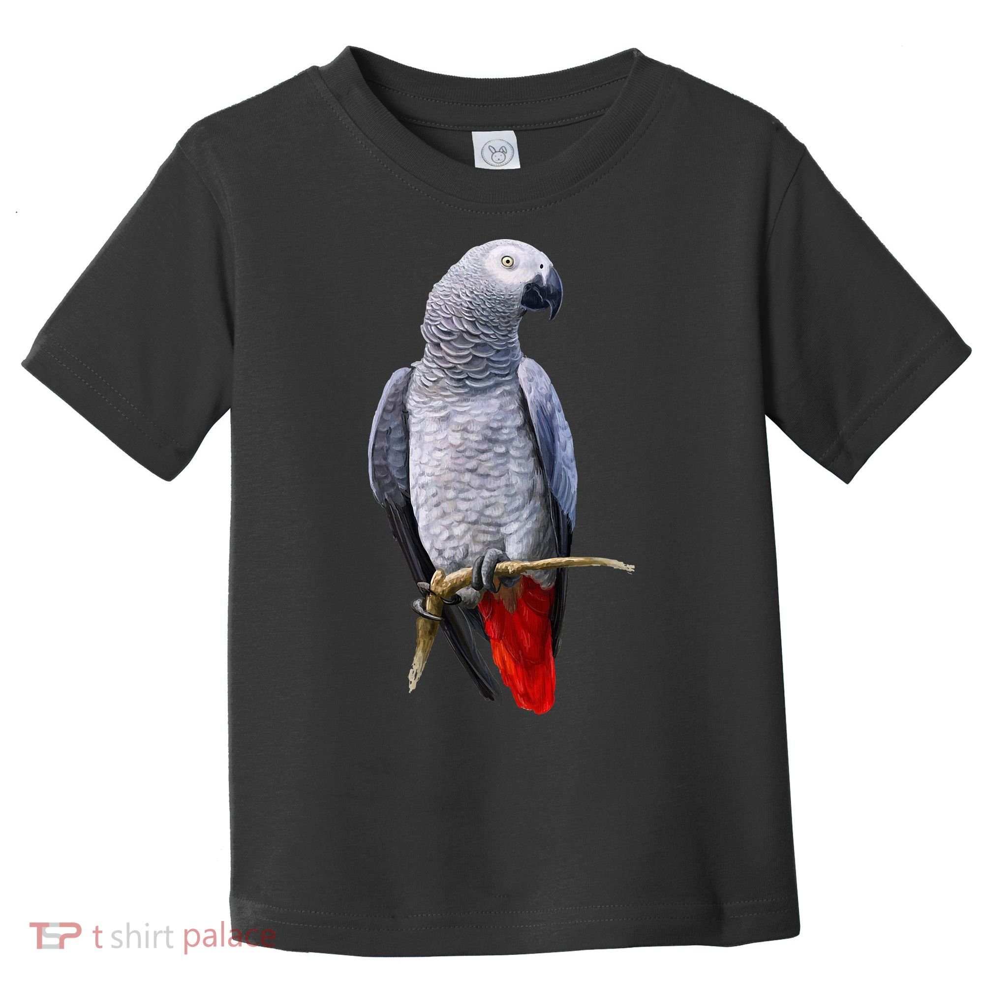 Beautiful African Grey Parrot Toddler T-Shirt