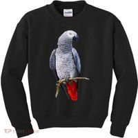 Beautiful African Grey Parrot Kids Sweatshirt thumb 0