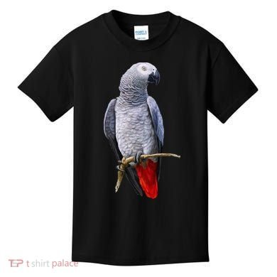 Beautiful African Grey Parrot Kids T-Shirt