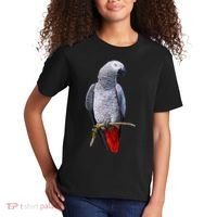 Beautiful African Grey Parrot Kids T-Shirt thumb 2