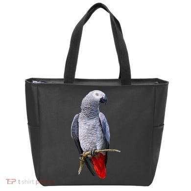 Beautiful African Grey Parrot Tote Bag