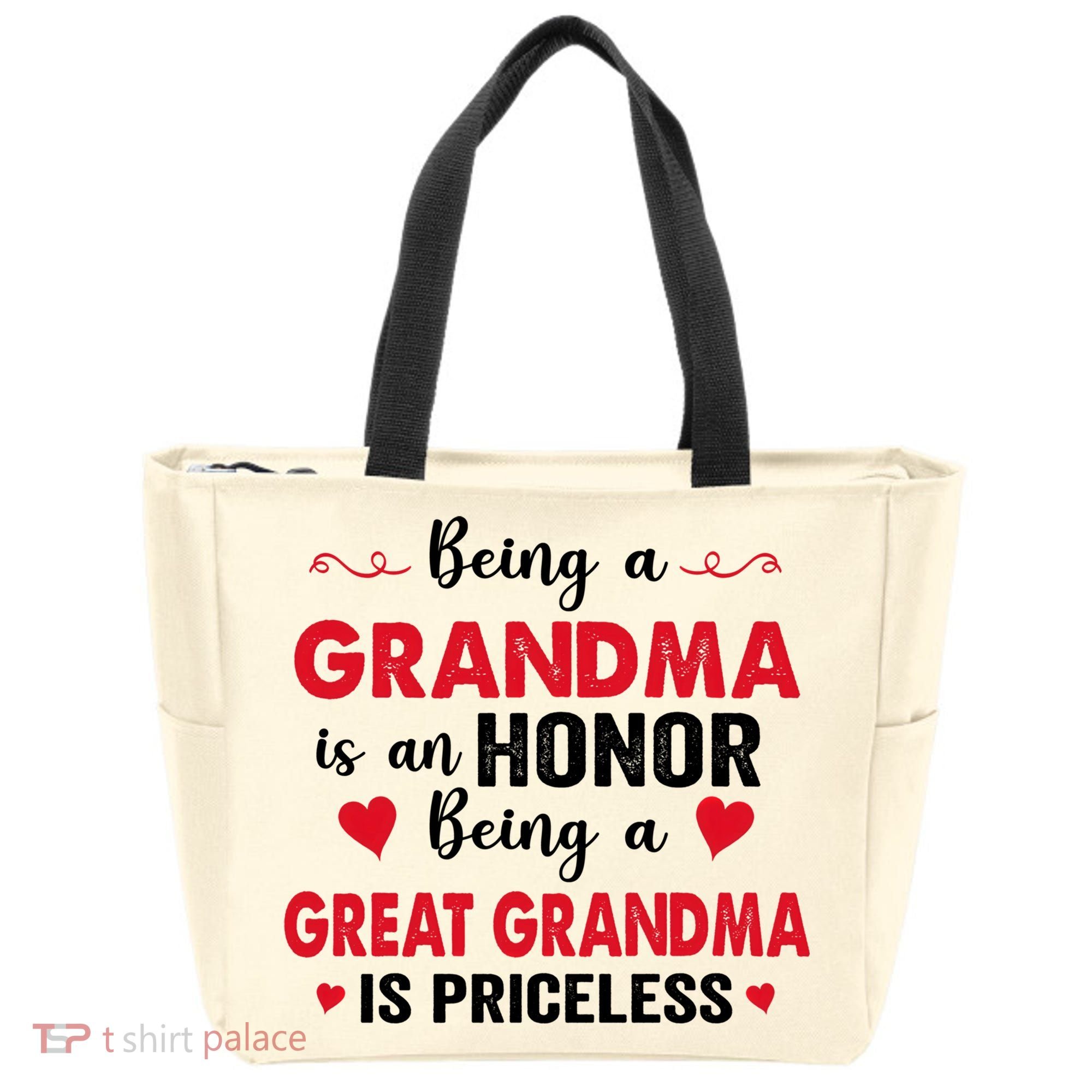 Being A Grandma Is An Honor Being Great Grandma Is Priceless Cool Gift Tote Bag